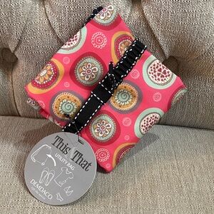 Demdaco Vibrant Pink and Black Waterproof Utility Bag NEW!!!